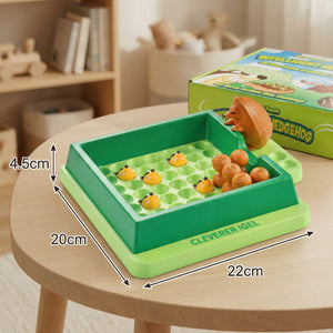 Cleverer Igel - Pädagogischers Lern Puzzle Spiel für Kinder