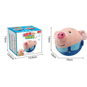 Hüpfender Spaß-Piggy Ball | Perfekt für Spielzeit - Interaktiver Spielzeugball