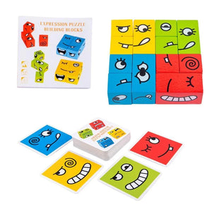 Gesichtsausdruck-Erkennungs-Puzzle für Kinder