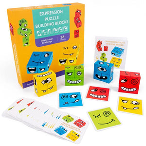 Gesichtsausdruck-Erkennungs-Puzzle für Kinder