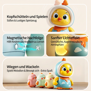 Wackelndes Huhn-Bauchlage-Spielzeug