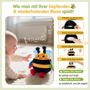 Interaktives musikalisches Plüsch-Bienchen für die Bauchlage ⠀