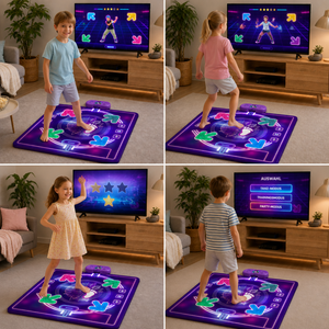 Interaktive musikalische Tanzmatte mit LED-Lichtern für Kinder