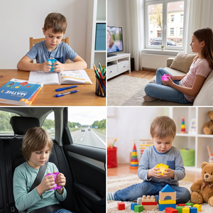 Cube Squishy Stressball – Weiches Gel-Fidget-Spielzeug für die Sinne