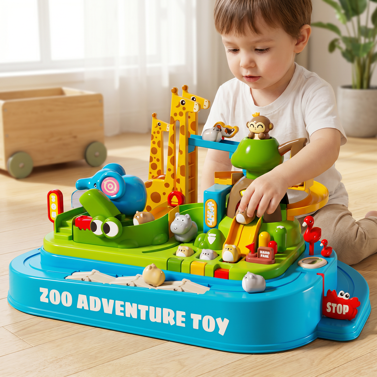 Zoo Abenteuer Schienenspielzeug