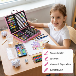 88 Stück Kreativer Malkoffer für kleine Künstler