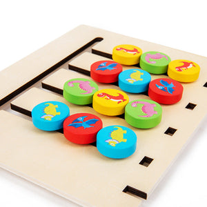 Montessori Formen und Farben Lernspiel aus Holz