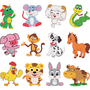 DIY-Diamond-Painting-Sticker-Bastelset für Kinder