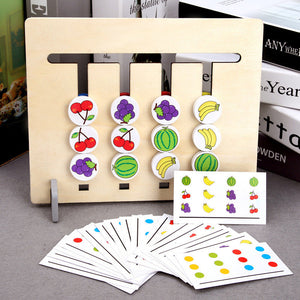 Montessori Formen und Farben Lernspiel aus Holz