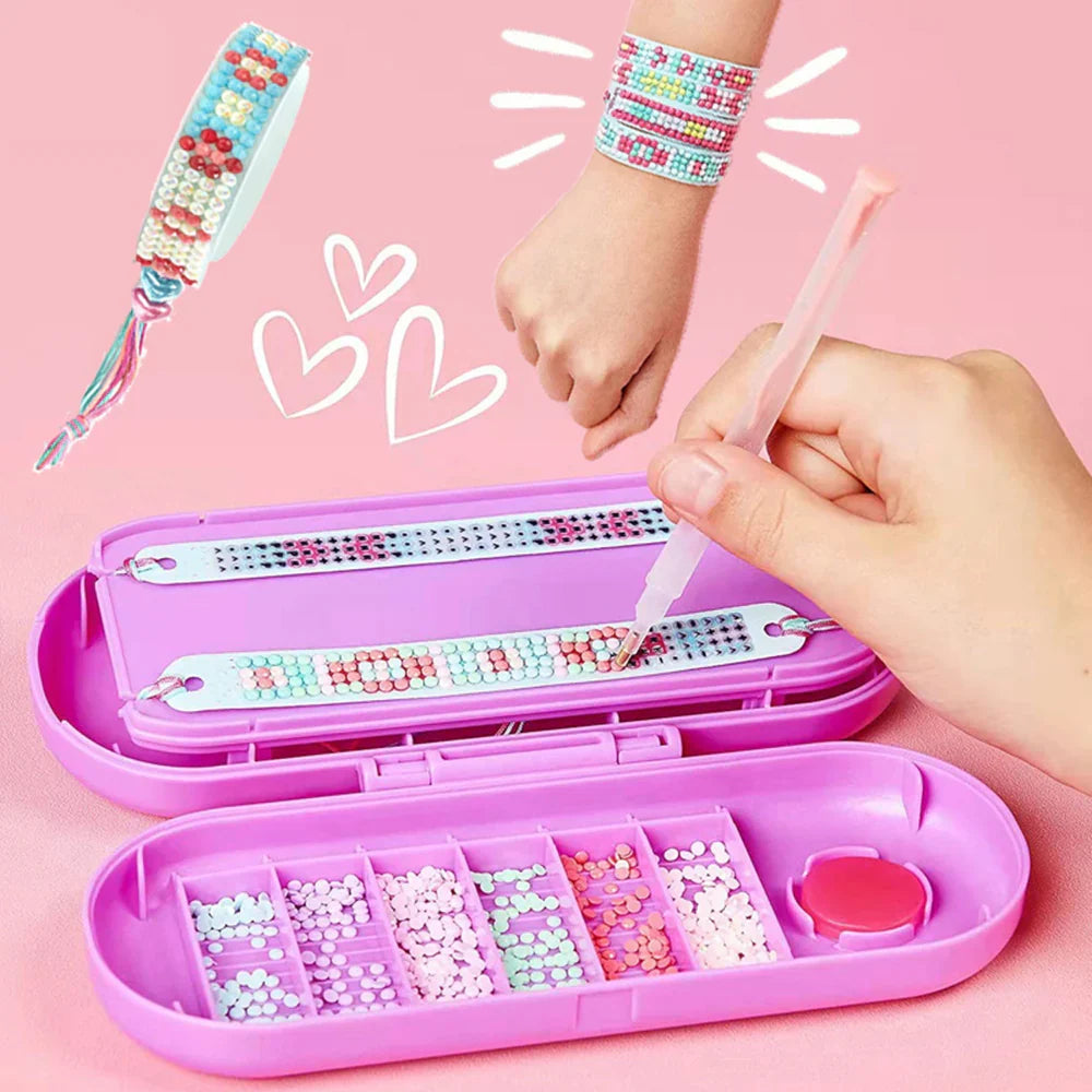 Funkelndes DIY-Armband-Set