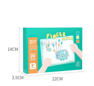 Kreatives Finger-Malalbum