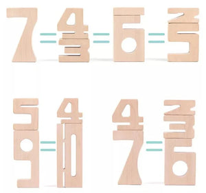 Mathe-Blöcke – Spaßige und lehrreiche Holzfiguren