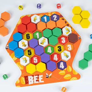 BienenGeist- Fördert räumliches Vorstellungsvermögen und Rechenfähigkeiten! - Bienen-Puzzle-Spiel