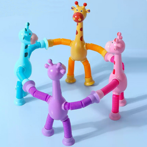Sensorische Saugnapf Giraffe Baby Spielzeug