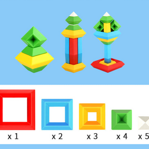 Montessori Pyramiden Baustein Spielzeug