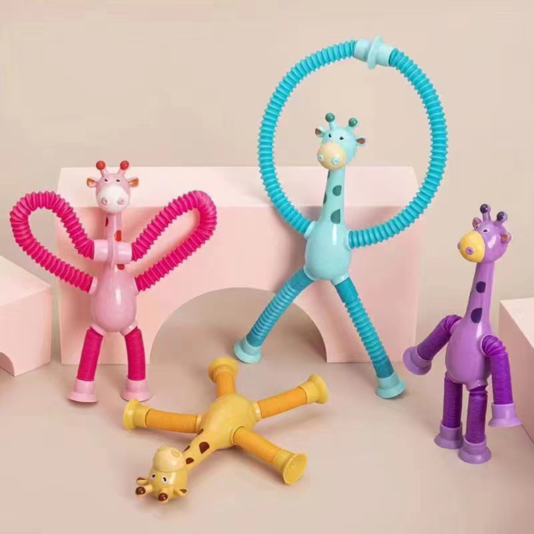 Sensorische Saugnapf Giraffe Baby Spielzeug