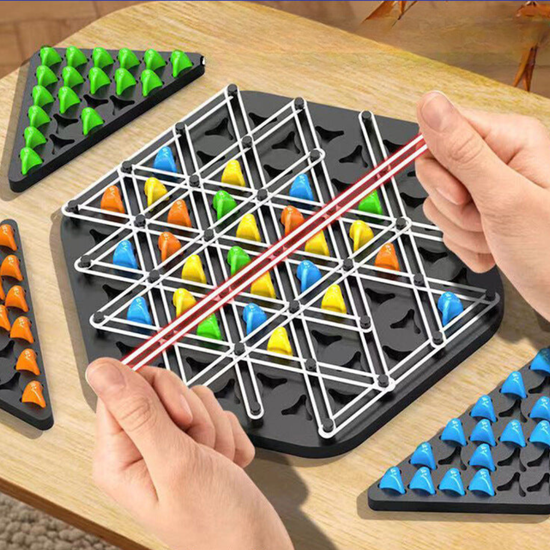 Gummiband-Schach Denkspiel