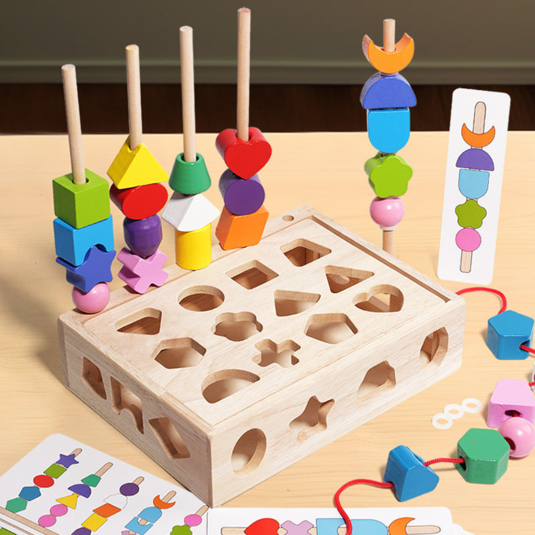 Montessori Formen und Farben Spiel