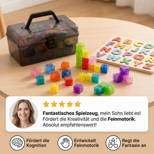 Montessori-Würfel-Bausatz für Kinder