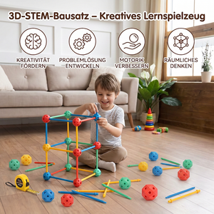 3D-STEM-Bausatz – Kreatives Lernspielzeug
