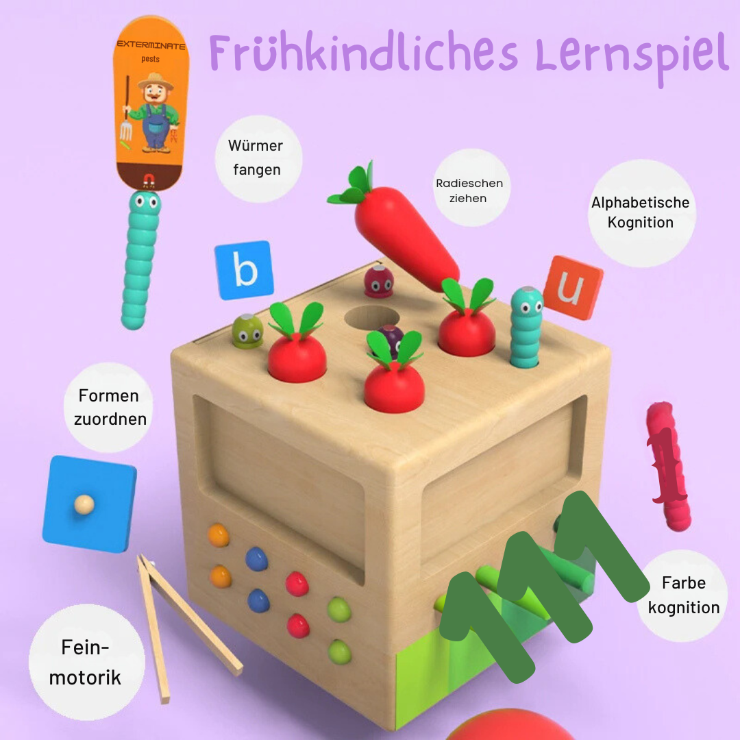Montessori Lern- und Entwicklungsspielzeug aus Holz