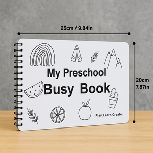 Montessori-Aktivitätsbuch – Wiederverwendbares Lernbuch für Vorschulkinder