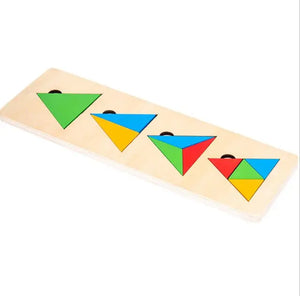 Formen-Entdecker – Holz-Geometrie-Puzzle für Kleinkinder