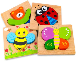 NaturPuzzle - Montessori Tierformen