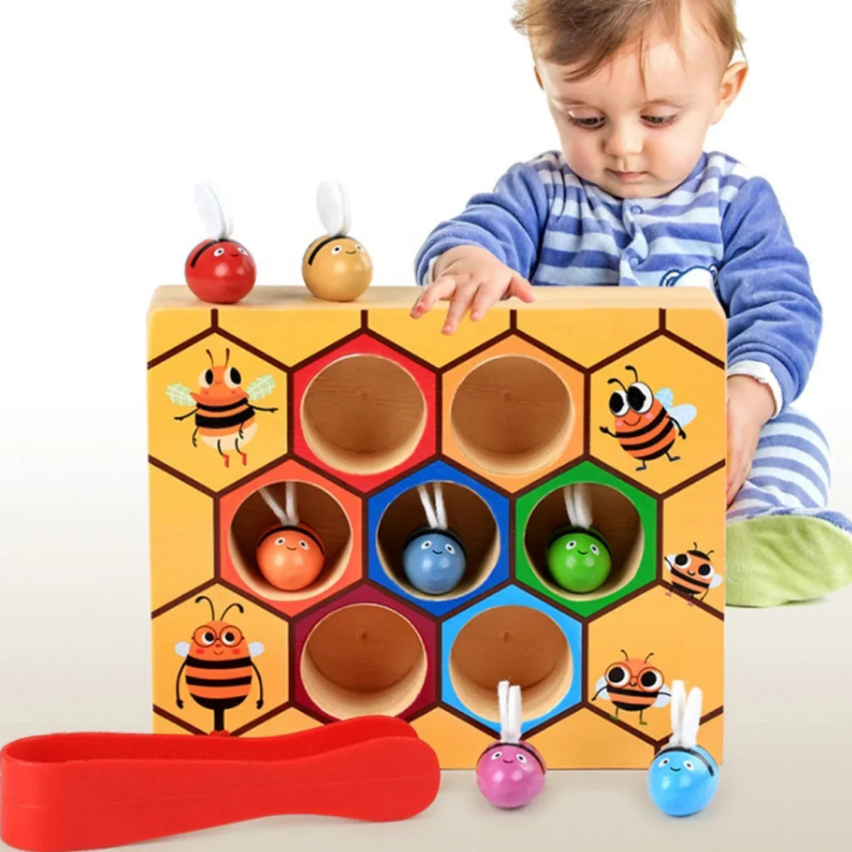 Frühling Bienen-Sortierpuzzle