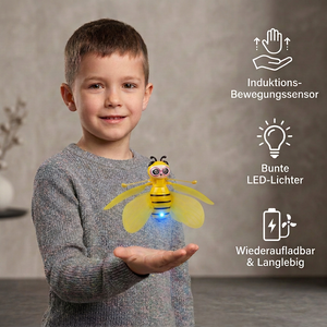Handgesteuertes fliegendes Bienen-Spielzeug mit Bewegungssensor & LED-Lichtern