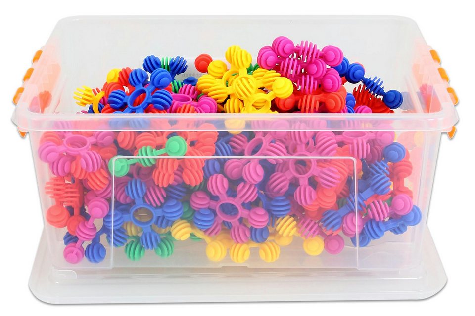 Betzold Steckspielzeug Kreativ-Steckblumen, soft, 160-teilig