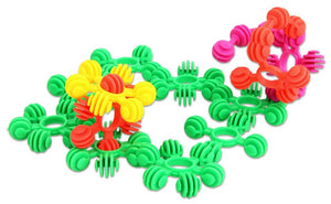 Betzold Steckspielzeug Kreativ-Steckblumen, soft, 160-teilig