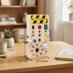 Montessori Beschäftigungs Tafel aus Holz