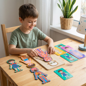 Holz Körper-Puzzle für Kinder – Anatomie spielerisch lernen