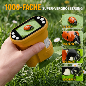 Digitales Kinder Mikroskop – Tragbares Mini USB Lernspielzeug