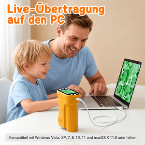 Digitales Kinder Mikroskop – Tragbares Mini USB Lernspielzeug