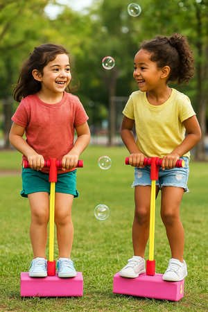 Kinder-Pogo-Hüpfer aus Schaumstoff – Hüpfspielzeug für drinnen & draußen