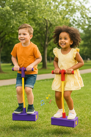 Kinder-Pogo-Hüpfer aus Schaumstoff – Hüpfspielzeug für drinnen & draußen