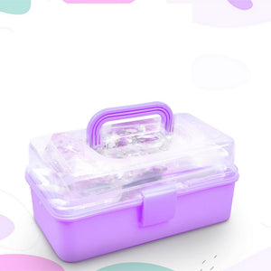 CLTYQ Kreativset Kreativset Bastelset Kinder - DIY Basteln, Geschenk für Jungen Mädchen, Bastelkoffer Scrapbooking Basteln Kinder Alter 4 bis 10 Geschenk