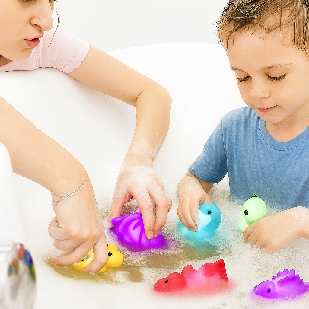 Leuchtendes Bade Dinosaurier Spielzeug