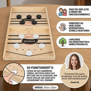Schleuder Schach Brettspiel aus Holz