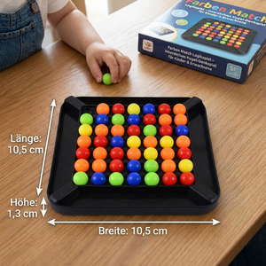 Farben Match Logikspiel – Interaktives Kugel-Denkspiel für Kinder & Erwachsene