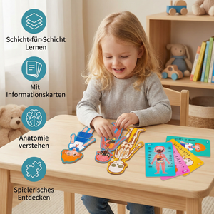 Holz Körper-Puzzle für Kinder – Anatomie spielerisch lernen