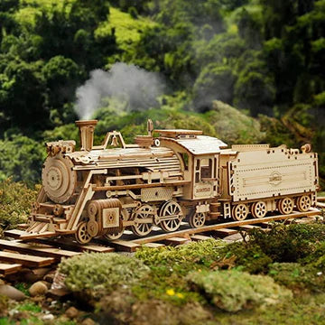 Holzmodellbahn - Stundenlanger Bauspaß mit 3D-Holzmodellbahn