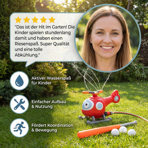 Baseball Wasserspaß Sprinkler Spielset