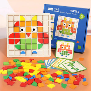 Spaß und Bildung mit einem Holzpuzzle