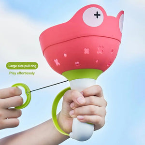 Interaktiver Frisbee Katapult