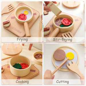 Kleine Küchenchefs Holz-Spielküche