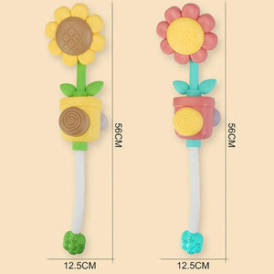 Lustiger Sonnenblumen-Badesprüher