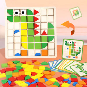Spaß und Bildung mit einem Holzpuzzle